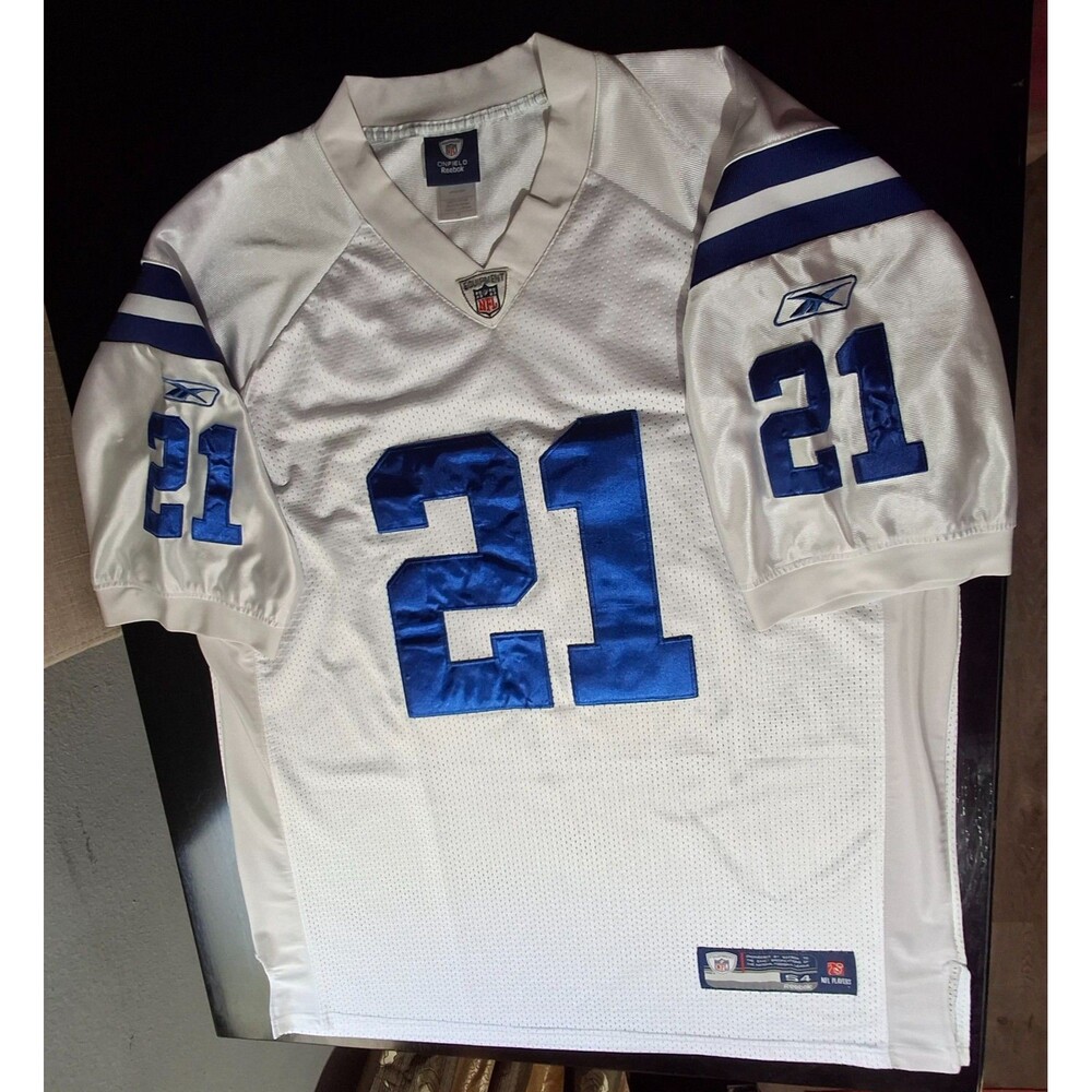 Authentic Reebok NFL Bob Sanders 21 Indianapolis Colts White Jersey Size 54